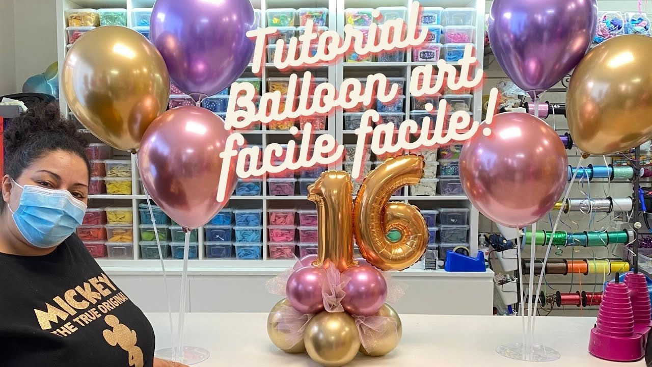 Come creare una Composizione balloon art da tavolo !