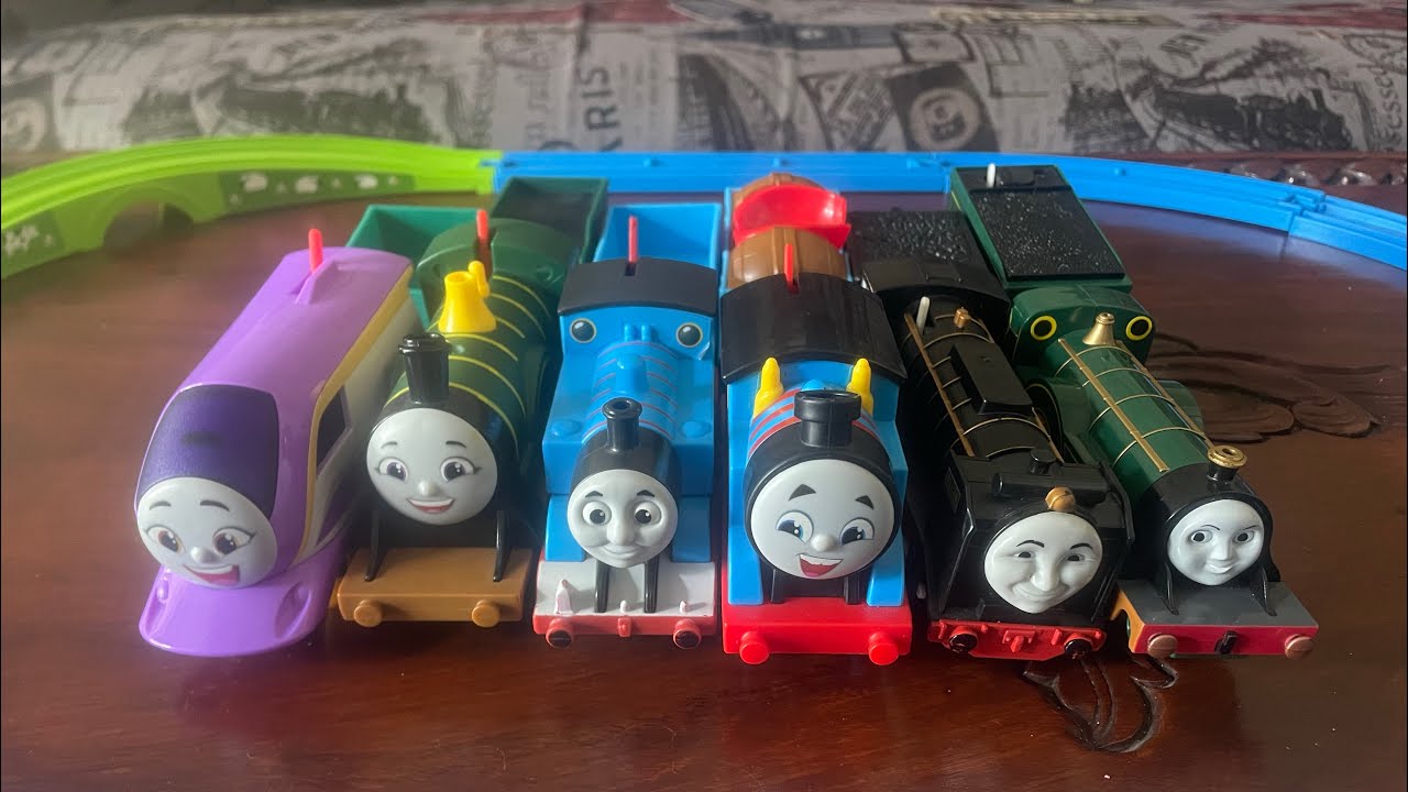 Playing with my thomas and friends collection