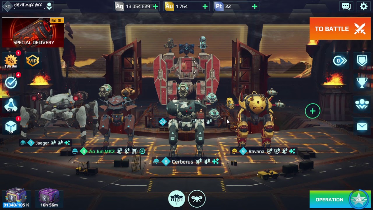 War robots opening special prize chest 2.0