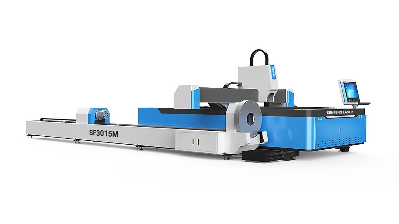 Senfeng SF3015M/Волоконный лазерный станок для резки листового металла, трубы и профиля