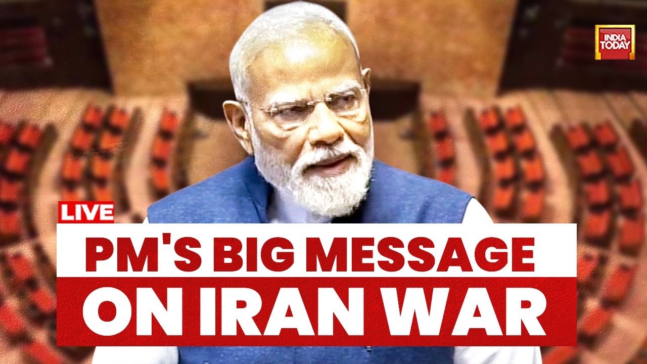 PM Modi's Speech on the Middle East War | PM Modi | PM Modi Speech | Sansad | India Today