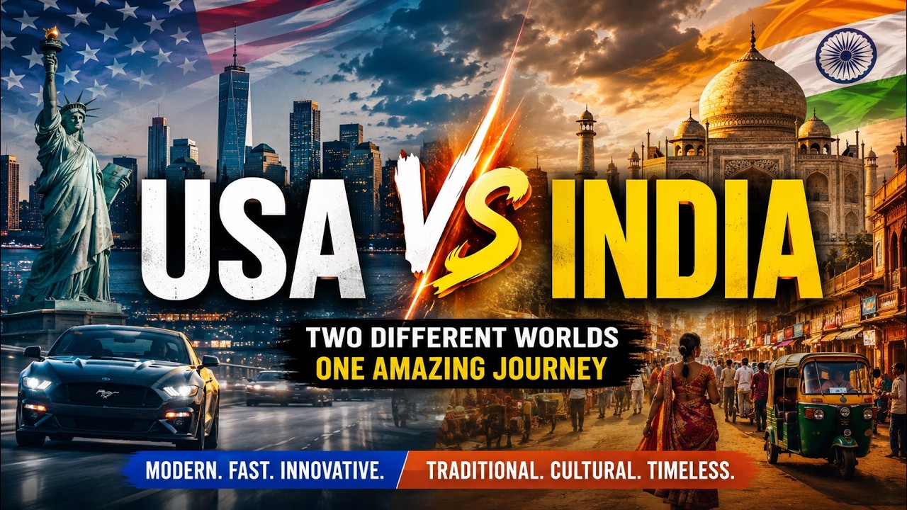 USA vs India Lifestyle &ndash; Two Different Worlds, One Amazing Journey