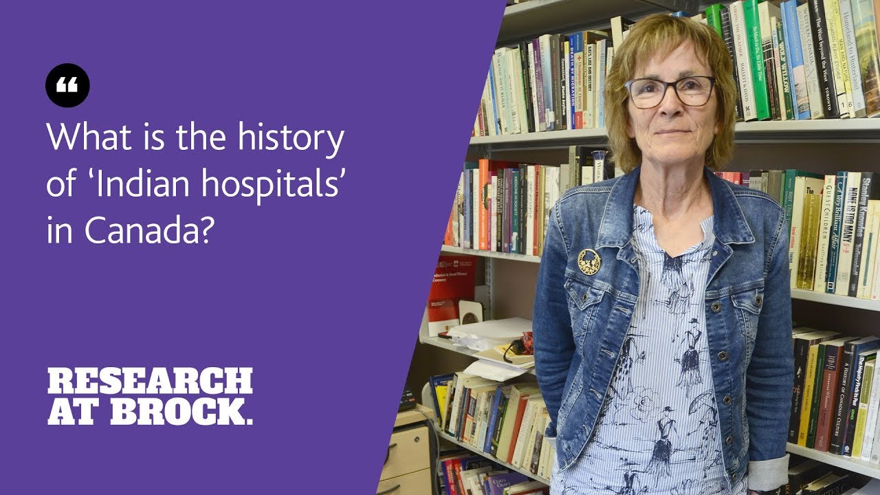 What is the history of 'Indian hospitals' in Canada?