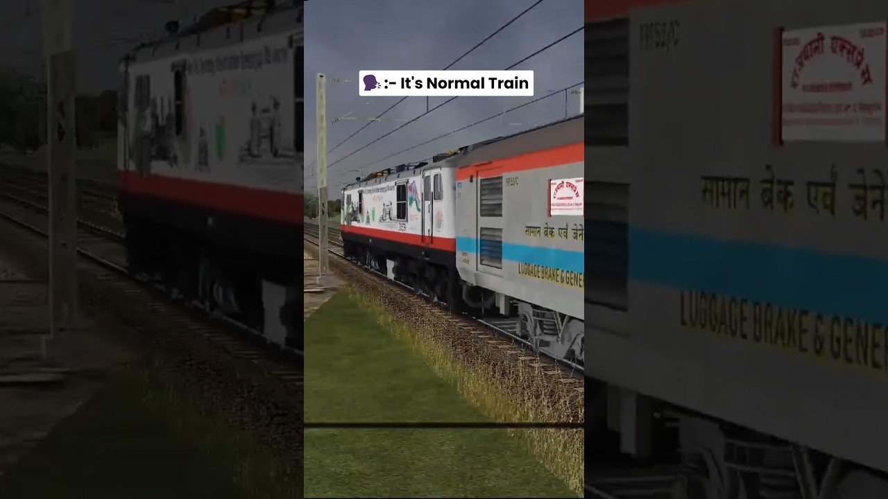 WHY THIS RAJDHANI EXP IS SPECIAL 🔥 #shorts #rajdhani #rajdhaniexpress #msts