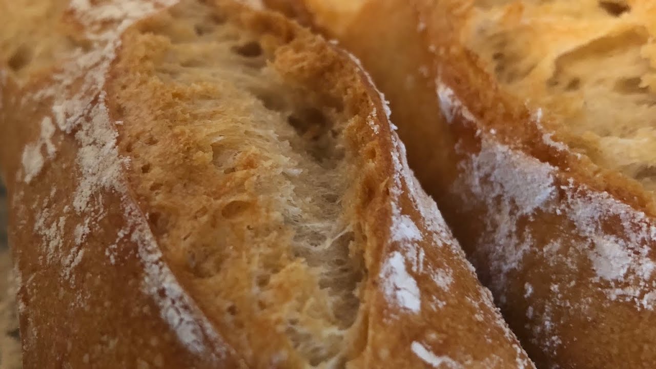 Baguette mit lievito naturale