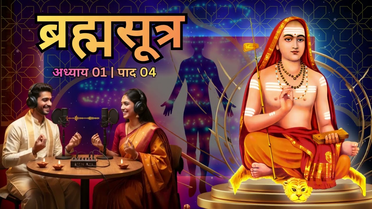 ब्रह्मसूत्र - महर्षि बादरायण | Brahma Sutras | अध्याय 01 : पाद 04 | Chapter 01 : Pada 04