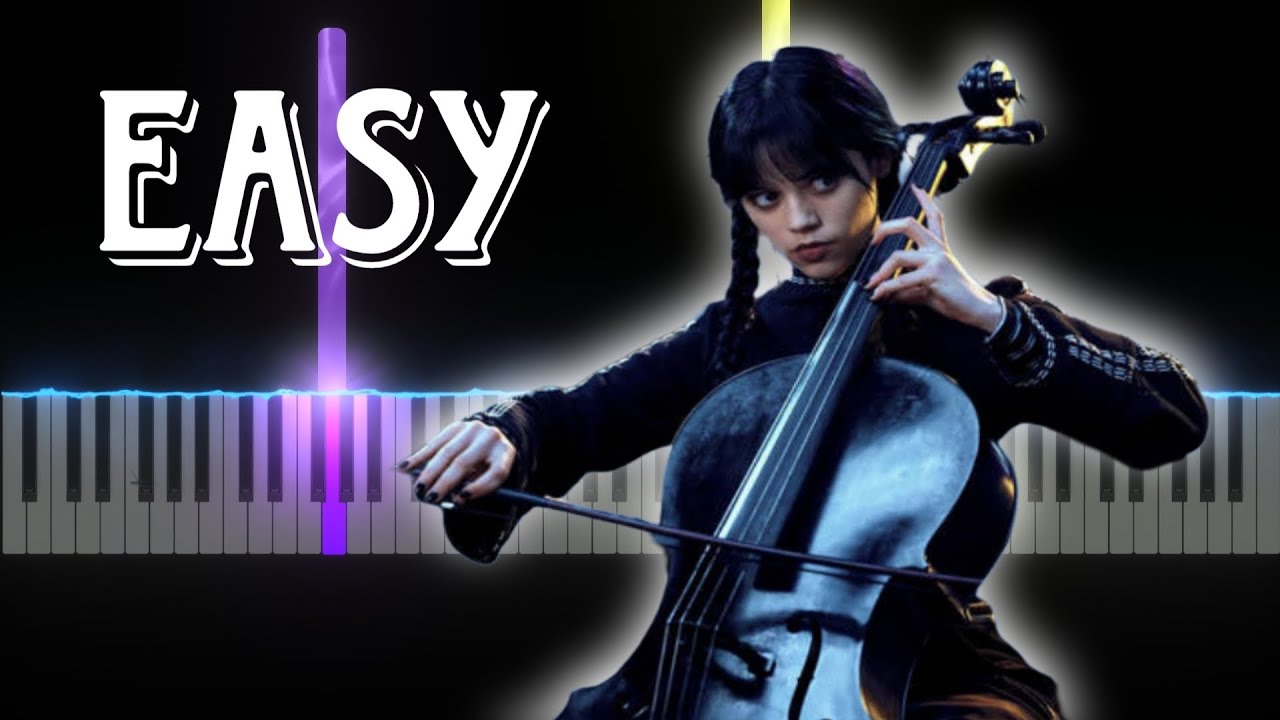 Wednesday Playing Cello - Wednesday: Season 2 (Easy Piano Tutorial)