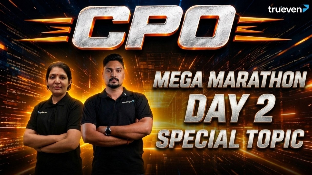 CPO SPECIAL TOPIC MEGA MARATHON 2026🔥| CIVIL POLICE CONSTABLE REVISION MARATHON | CPO/ WCPO REVISION