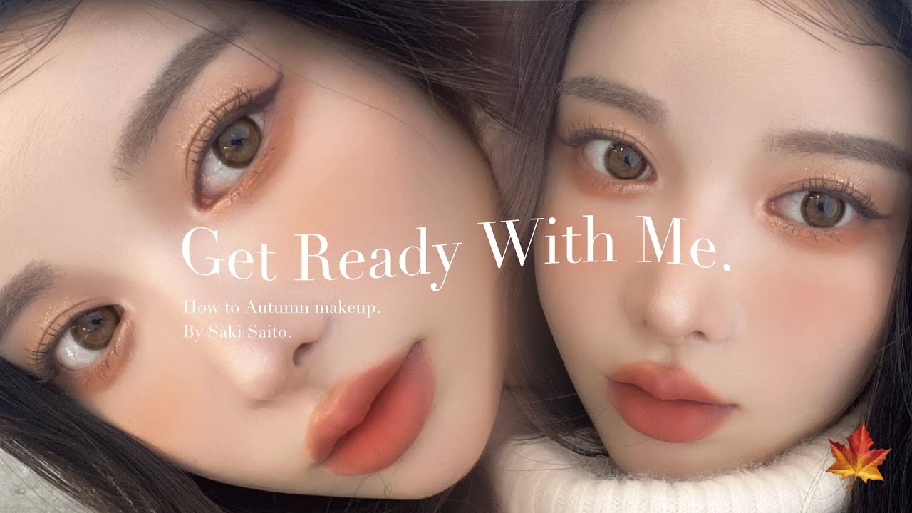 【GRWM】秋のテラコッタメイク🍂みんなで一緒に準備しよう🫶 | 作業用BGM