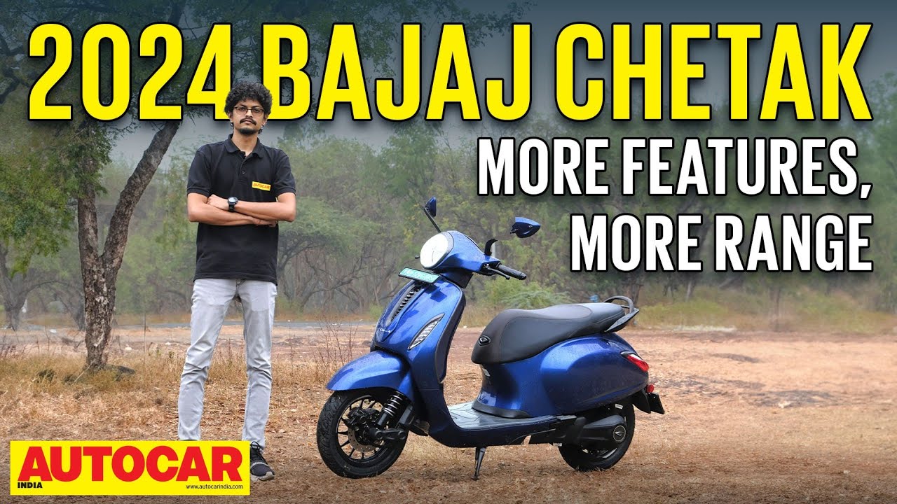 2024 Bajaj Chetak review - Do the upgrades to the electric scooter add up? | Ride |@autocarindia1
