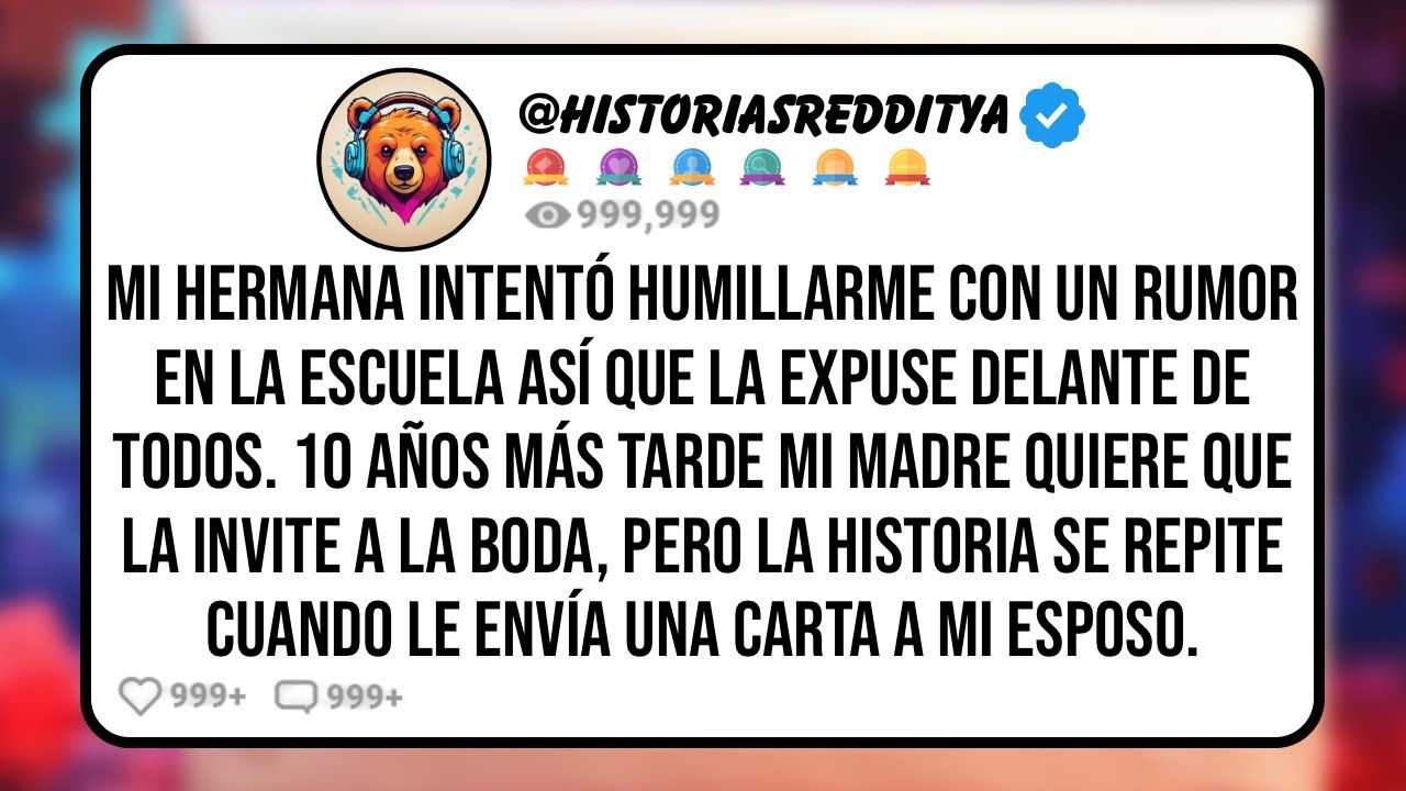 Mi HERMANA Intentó Humillarme con un Rumor en la Escuela Así que la Expuse Delante de Todos. 10...