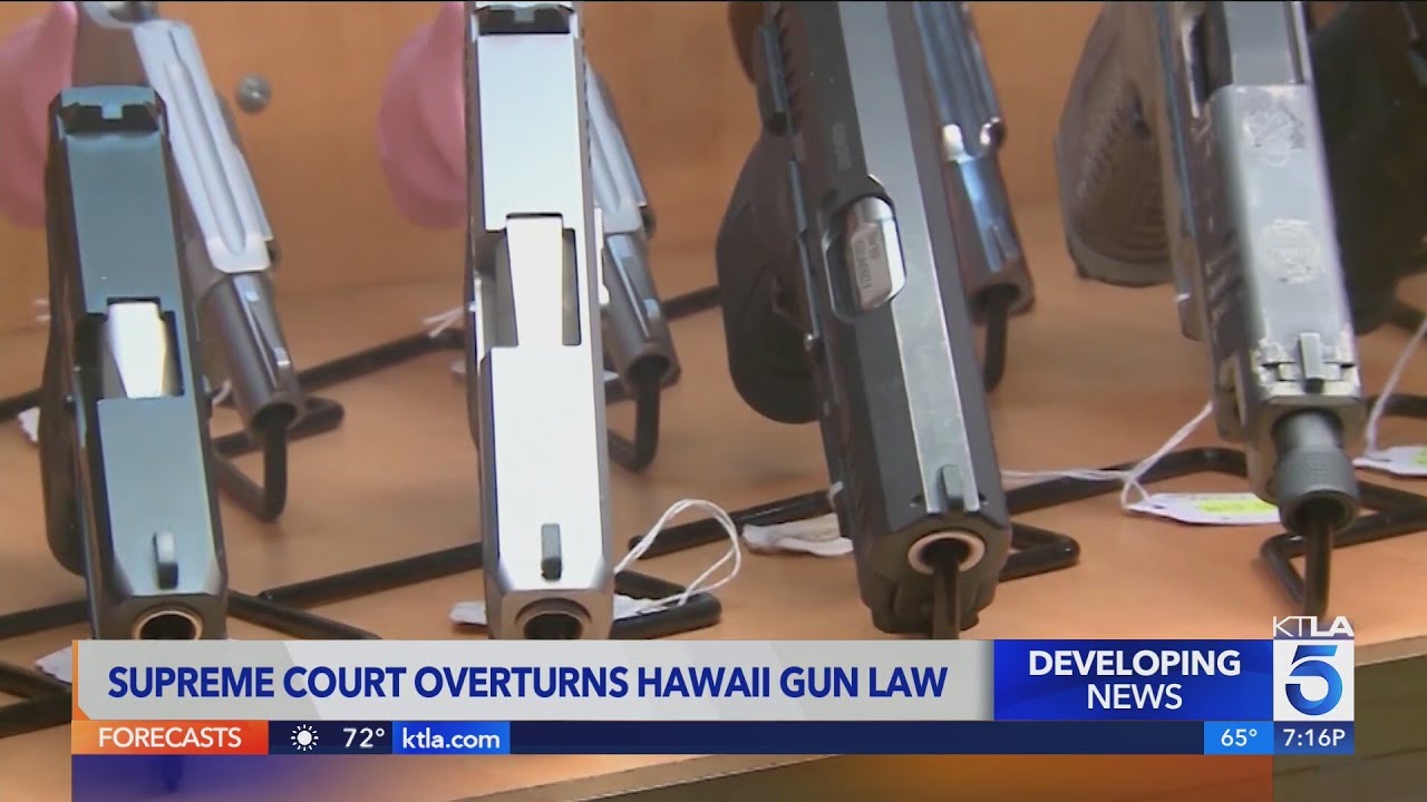 The Supreme Court SHOOTS DOWN Hawaii Gun Law, Could California be next?
