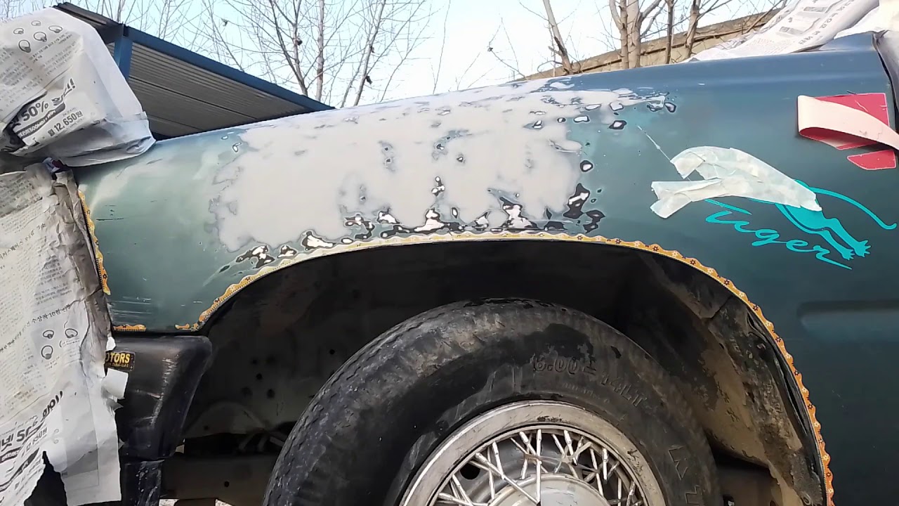 How to paint your car.
