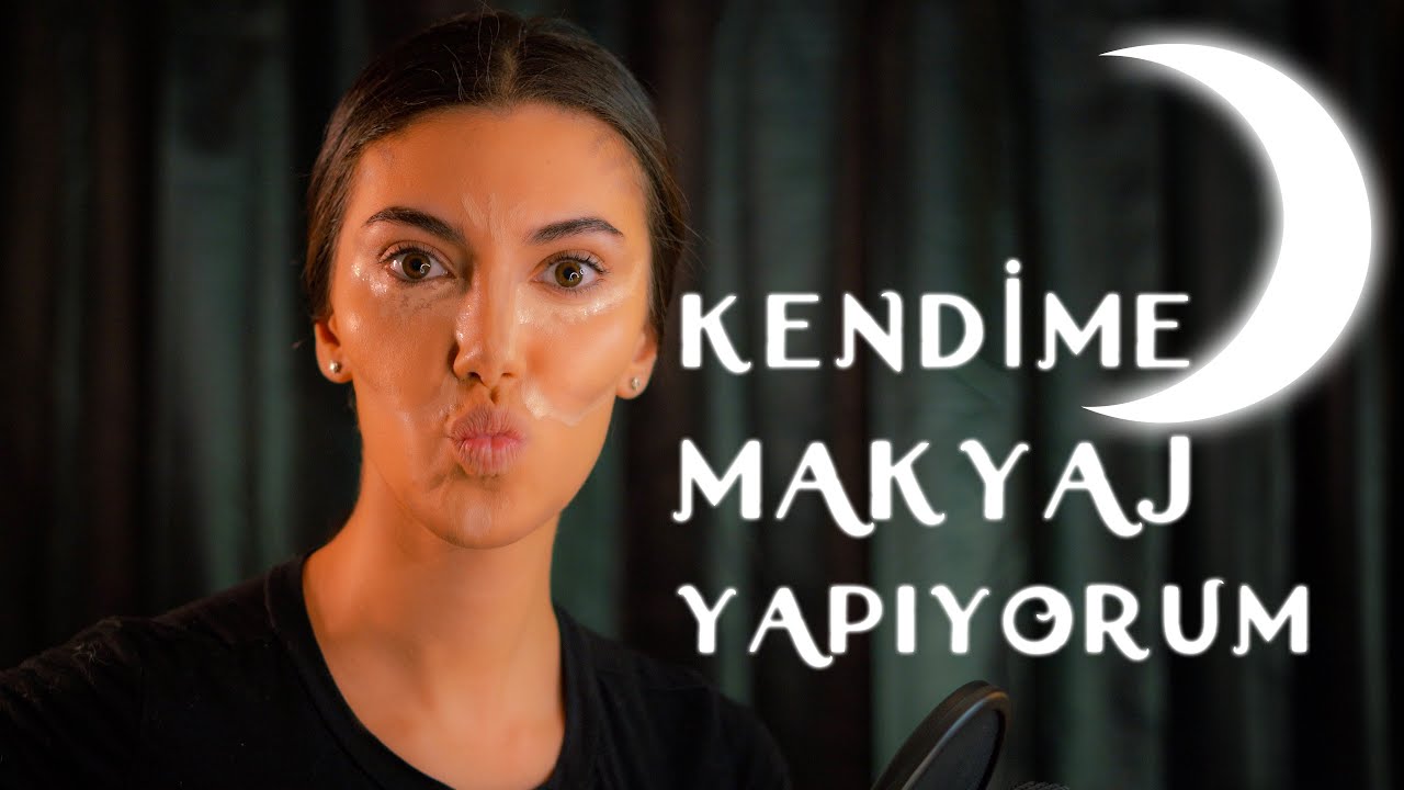 Kendime Makyaj Yapıyorum ASMR | Türkçe ASMR | Doing My Makeup ASMR 💄