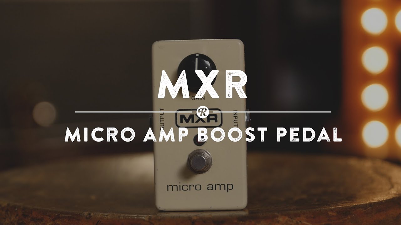 Педаль усиления MXR Micro Amp | Демонстрационное видео реверберации