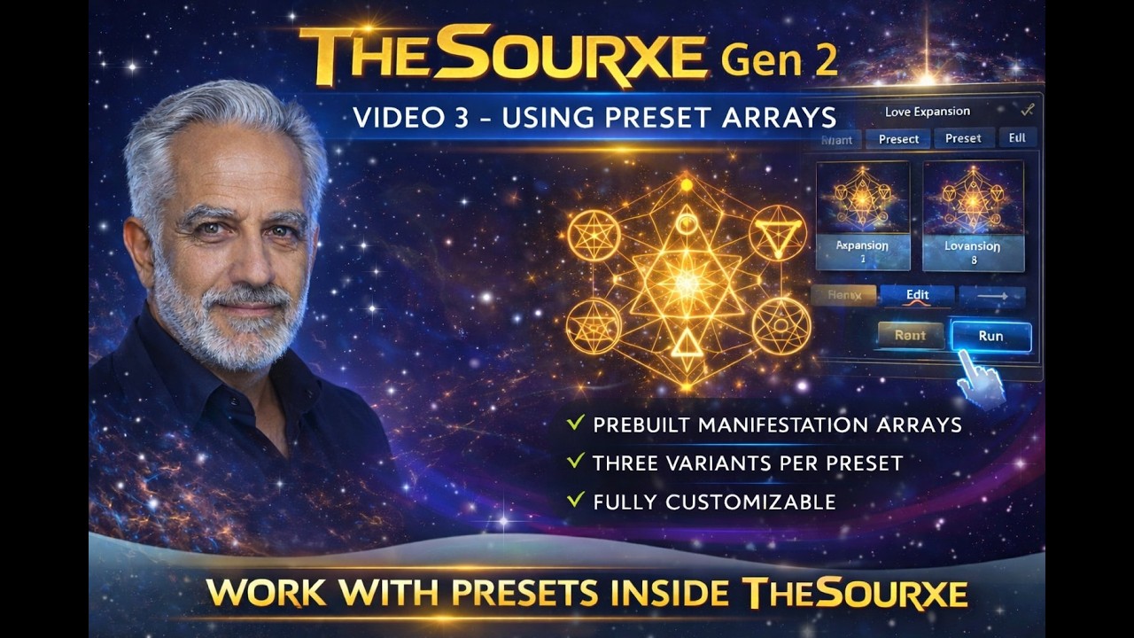TheSourxe Preset Arrays Explained | How to Use & Customize Manifestation Presets in AquaSync