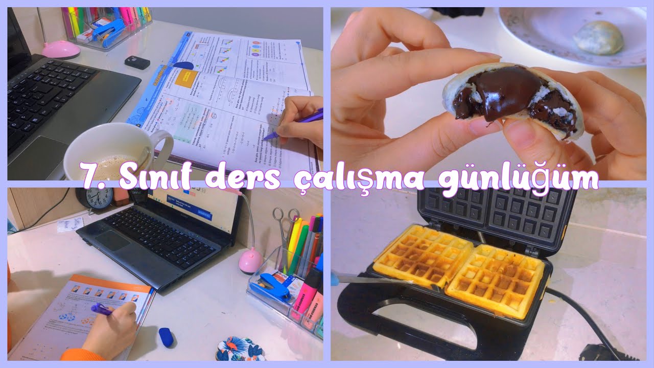 7. Sınıf Ders Çalışma Günlüğüm 🍒- Yeni nesil sorular| Sütlü Kahve ☕️