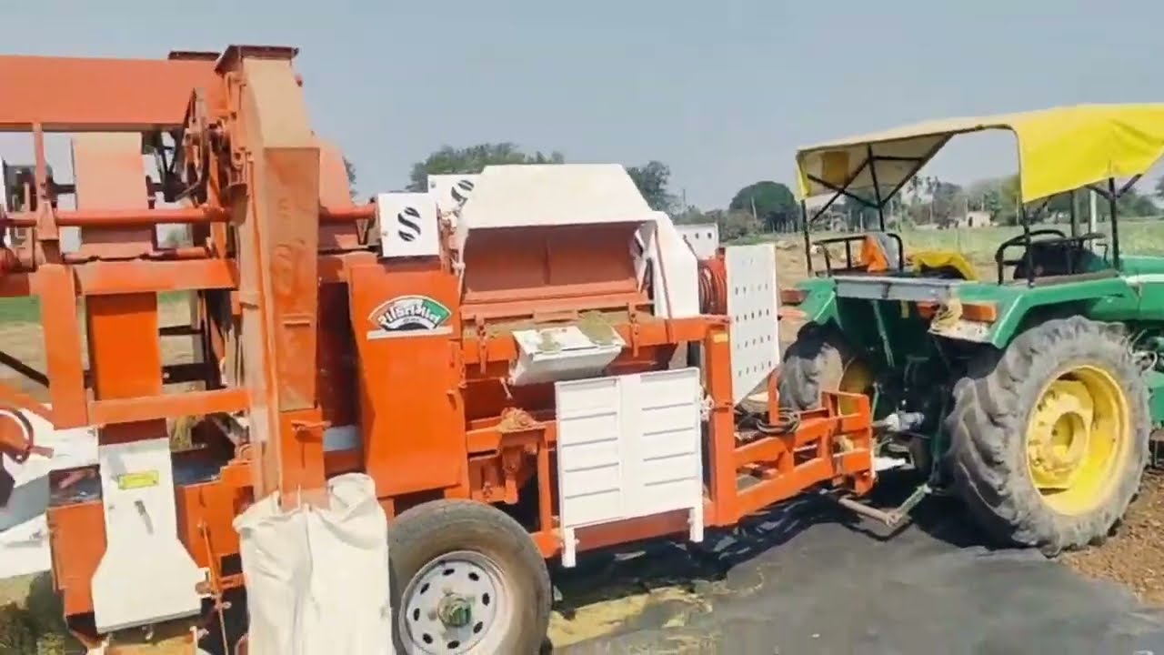 ધાણા કાઢવાની  ફુકણી ll શક્તિમાન થ્રેશર #farming #agriculture #villagelife #farmerlife #youtubevideo 