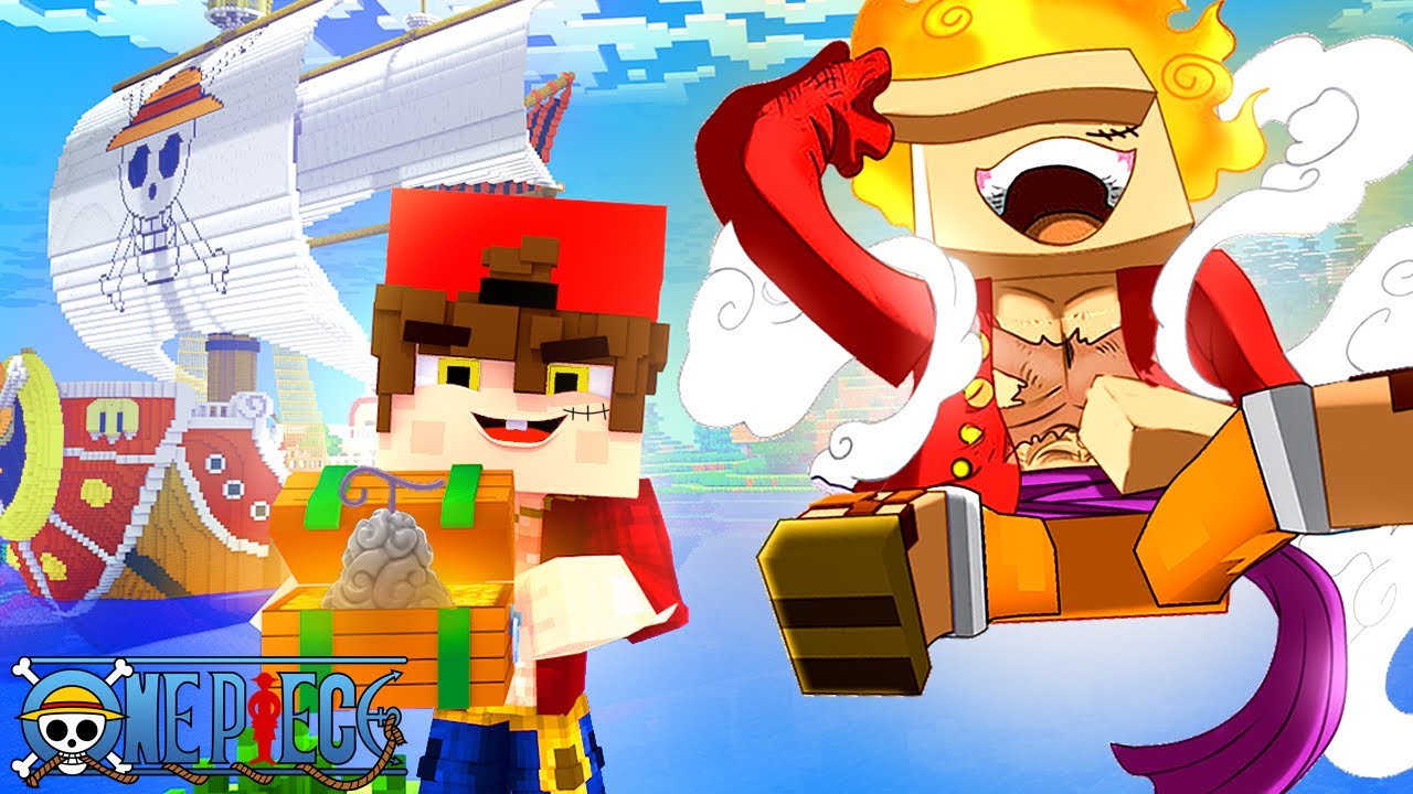 Minecraft - Who's Your Family? O Filho Do Luffy Gear 5 ! ONE PIECE  ‹‹ TREVIN ››