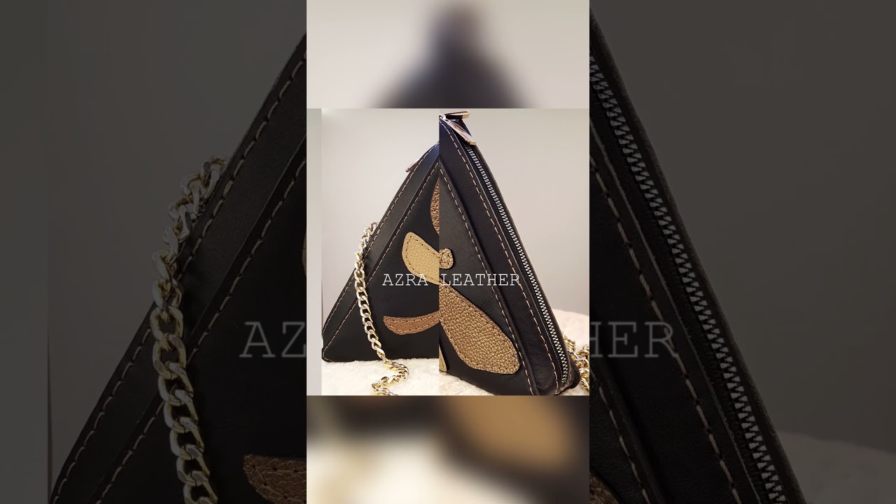 Leather Triangle Bag
