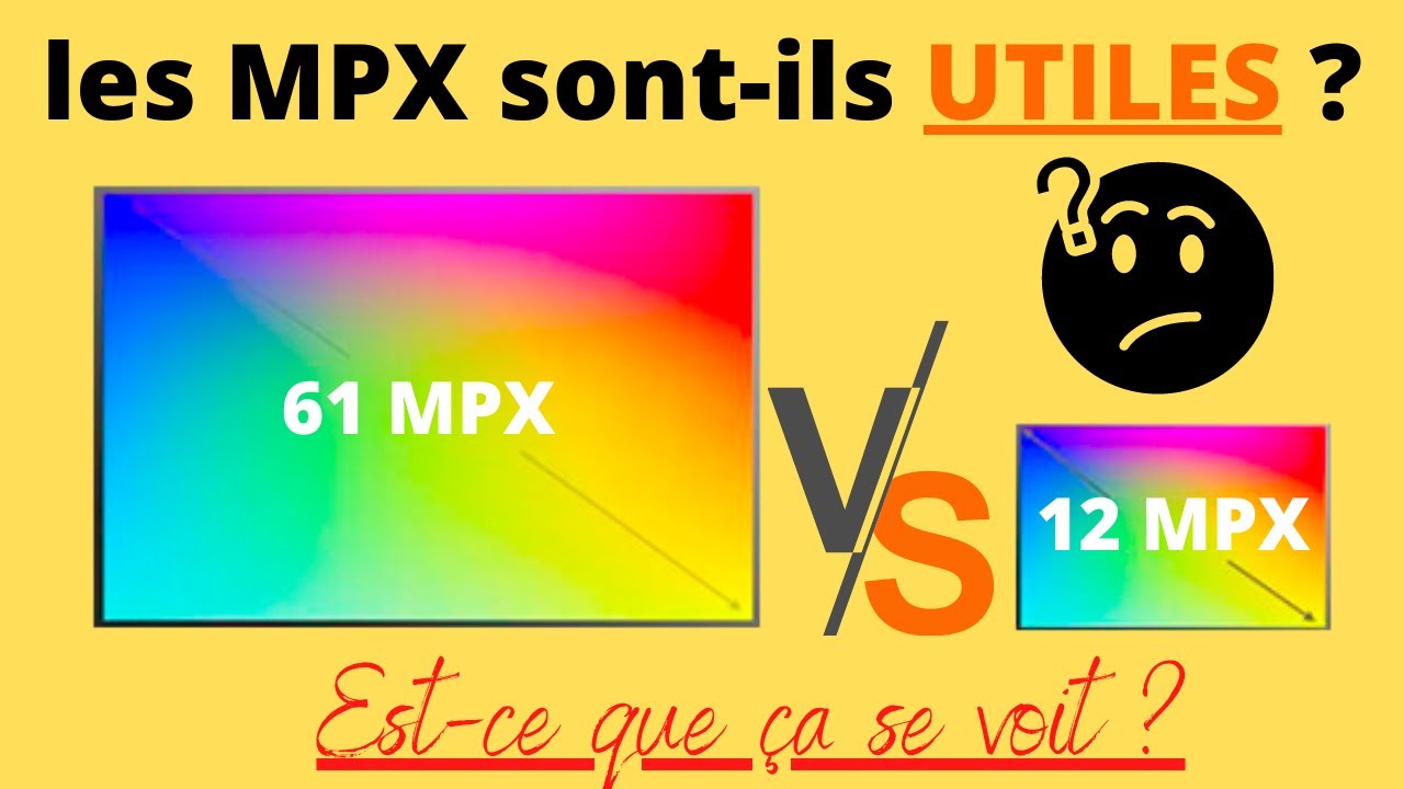 RESOLUTION DU CAPTEUR: 12 vs 61, verrez-vous la DIFFERENCE ? Les MegaPixel sont-ils utiles ?