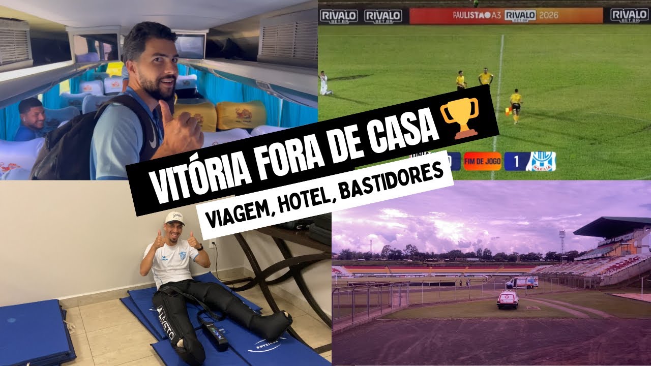 Dia de jogo com jogador profissional! Campeonato Paulista A3 ⚽️