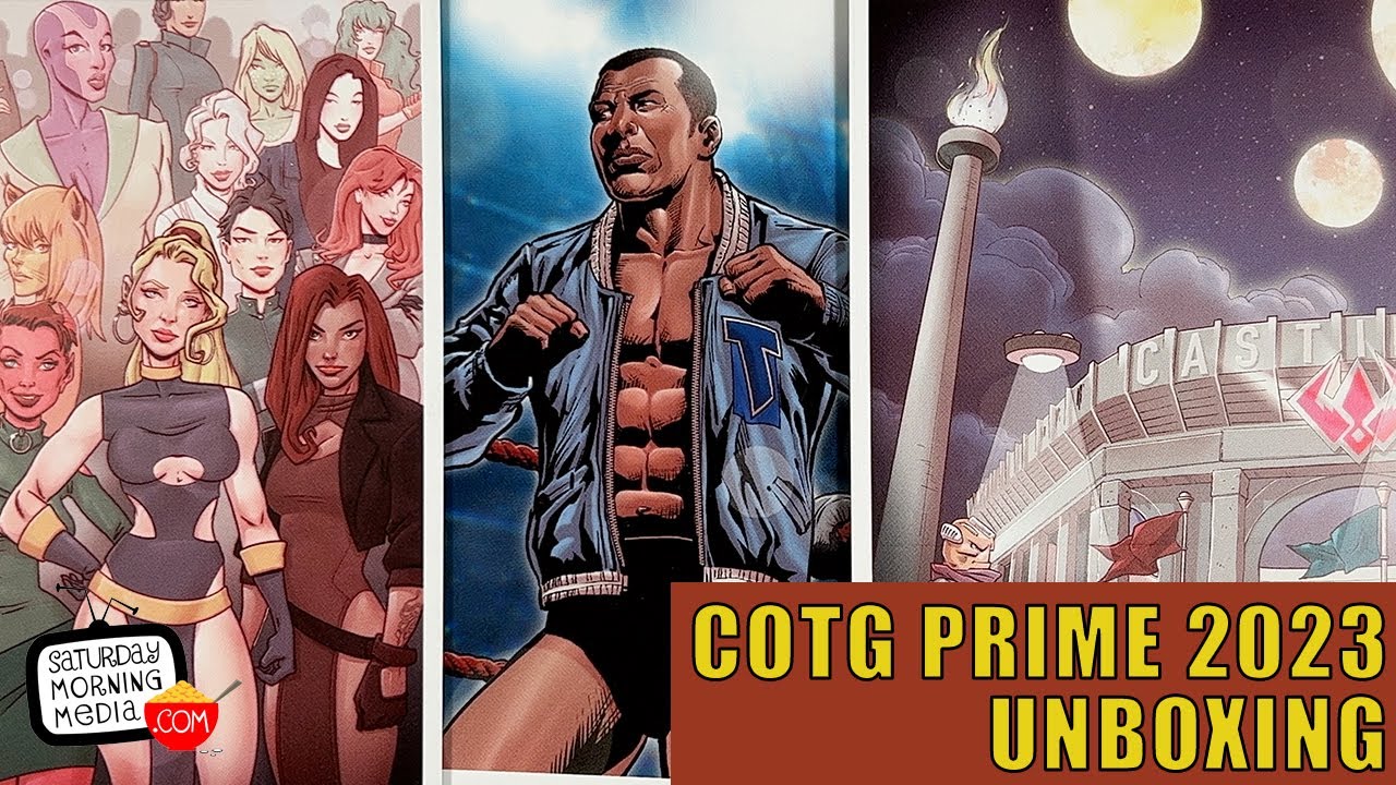 Unboxing Champions of the Galaxy Promoter Prime 2023 Filsinger Games  - Tabletop Wrestling Game