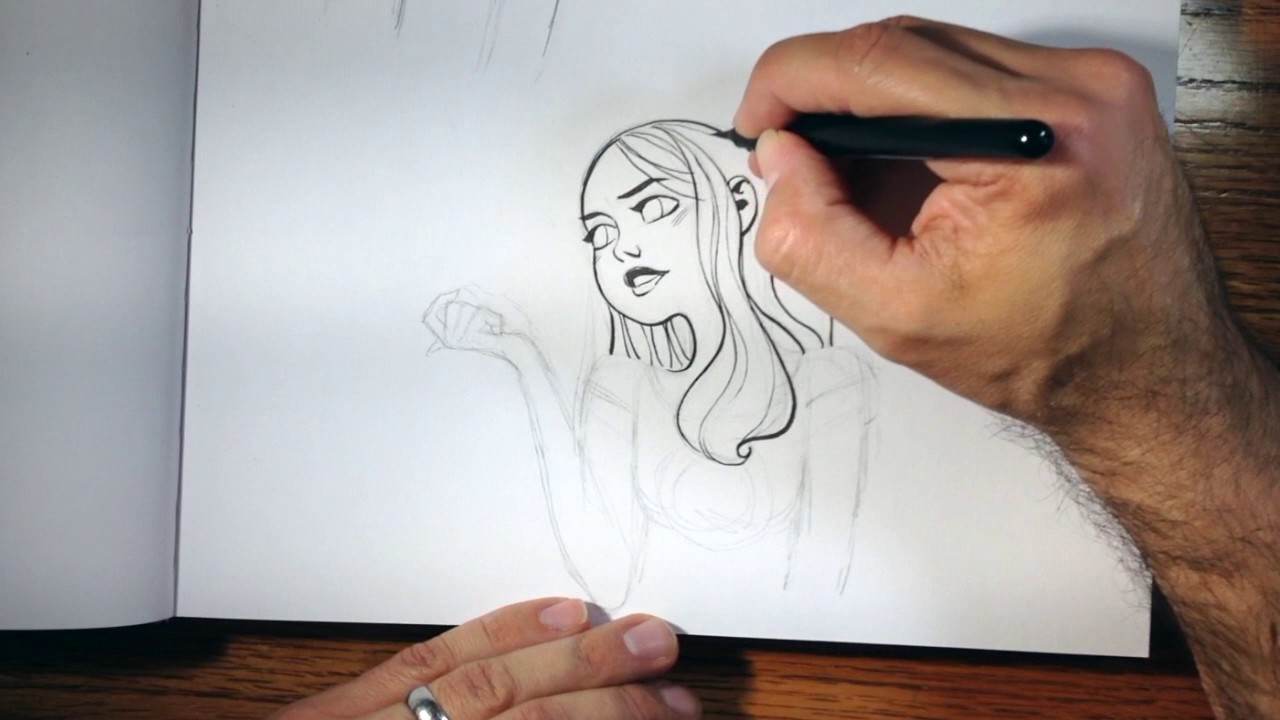 From Pencil to Ink -- Marcelo Vignali