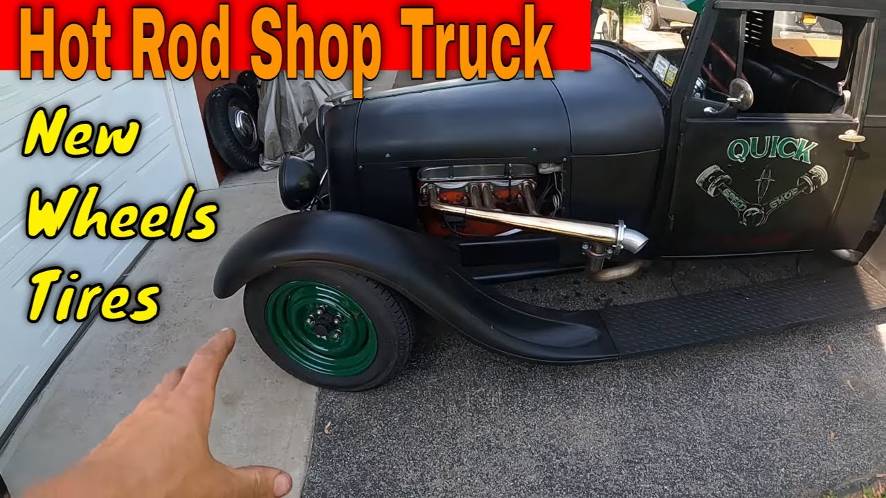 Hot Rod Shop Truck Gets New Wheels and Tires!!