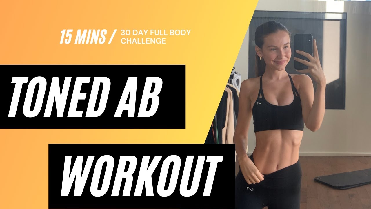 15 MINUTE TONED ABS WORKOUT.