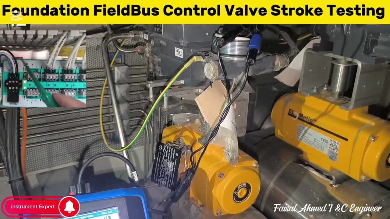 Foundation Fieldbus Protocol How to perform stroke testing of a Control Valve using a DVC6200 on FF