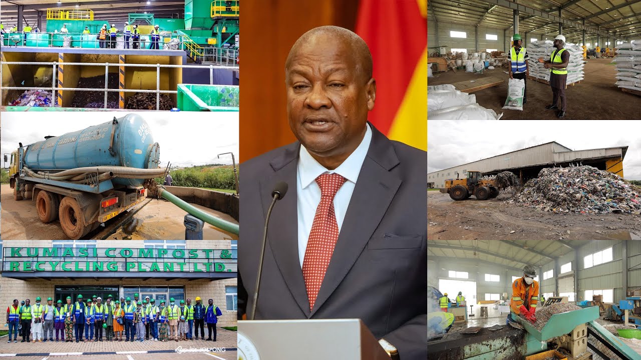 Wow😳Prez Mahama Must See D!s🔥Biggest Recycling Plant In Africa Located In Kumasi Own By Zoomlion-CEO
