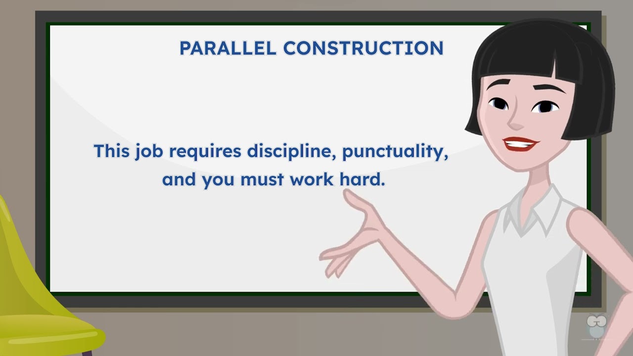 Parallel Construction in Writing - Grammar Lesson
