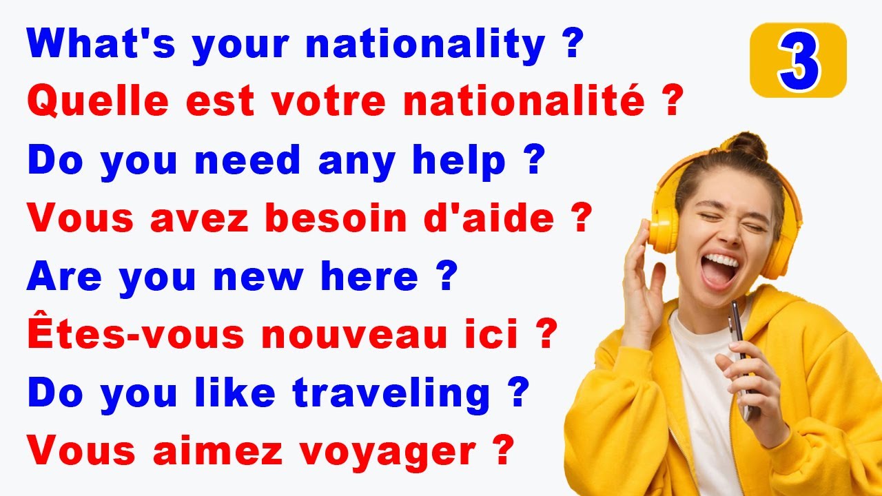 Mini exercices de Conversation et D'écoute en Anglais || Mini Conversation Exercises