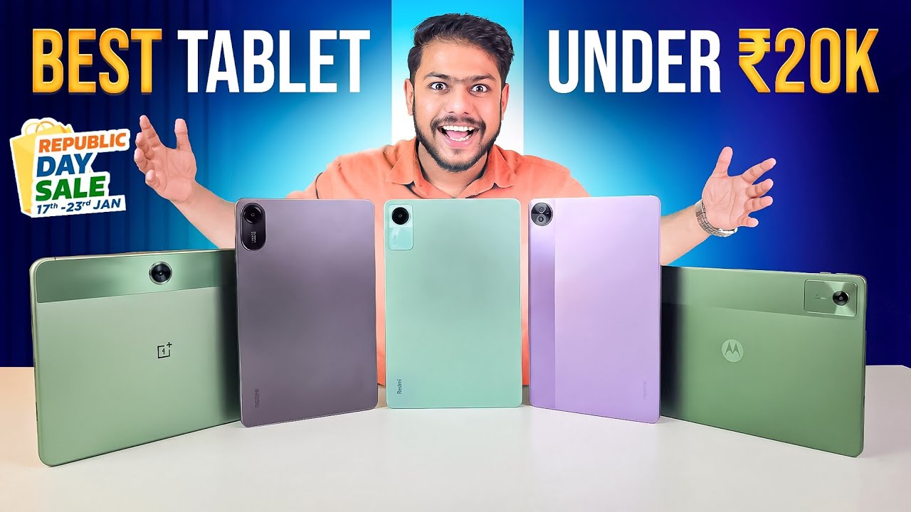 Best Tablets Under ₹20,000 💥 Flipkart Republic Day Sale | Best Value Picks