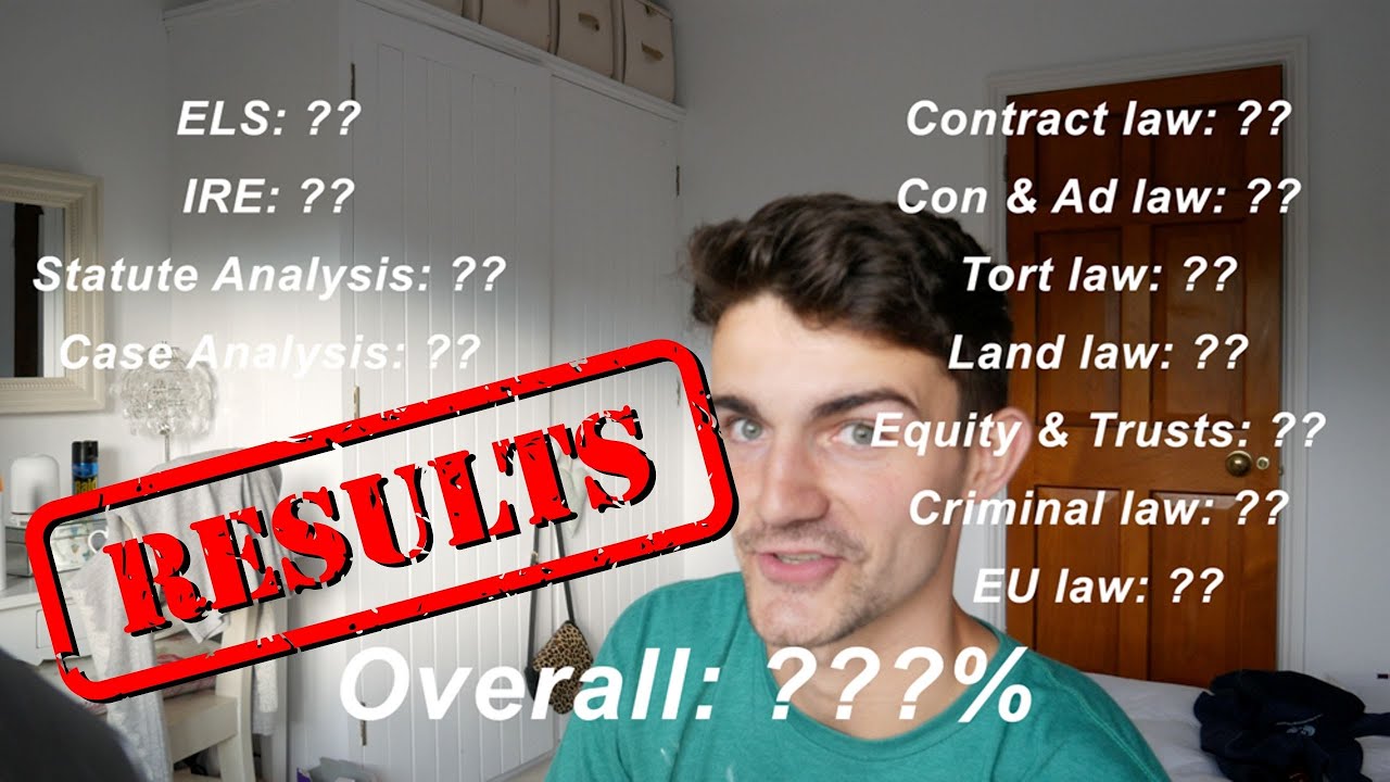 Did I FAIL law school? [LIVE REACTION – Opening Results 2019]