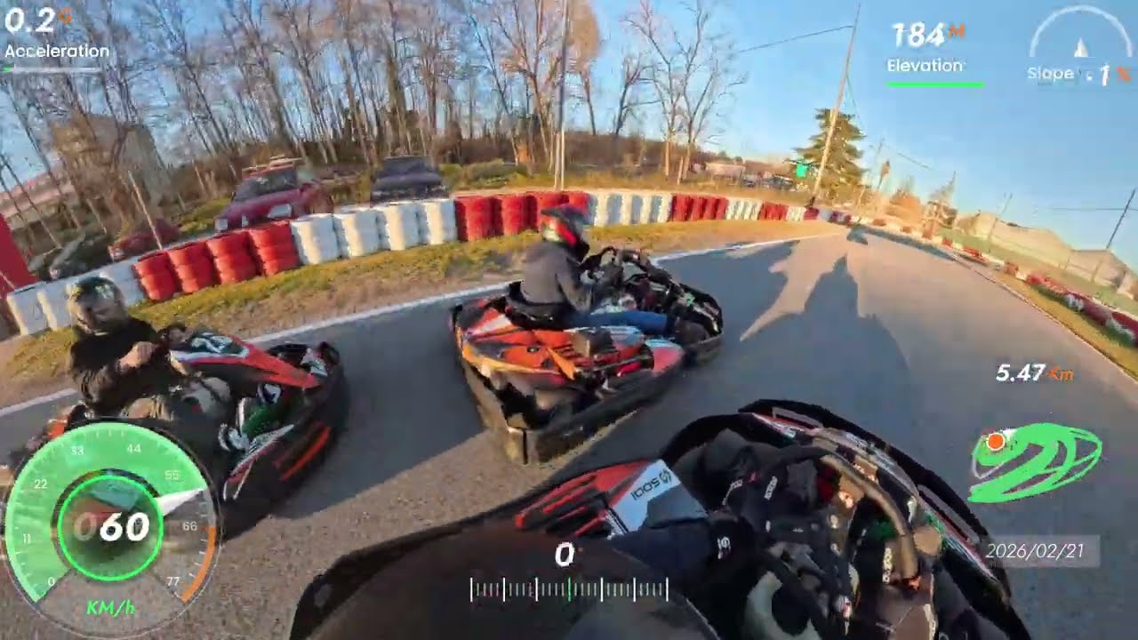 Taking a friend to karting and making new ones