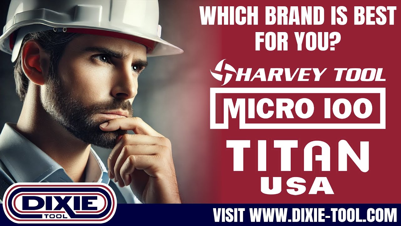 Premium Cutting Tools: Harvey Tool, Titan USA, and Micro 100 &ndash; Dixie Tool Overview
