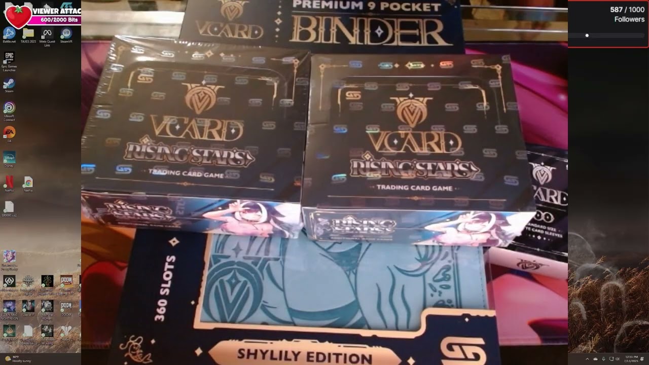 I can finally open my VCard boxes!!!! im excited :3
