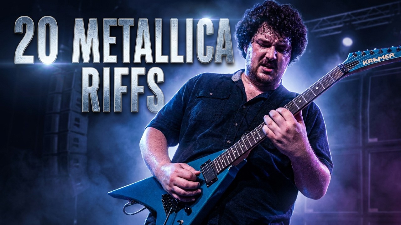 20 Metallica Guitar Riffs
