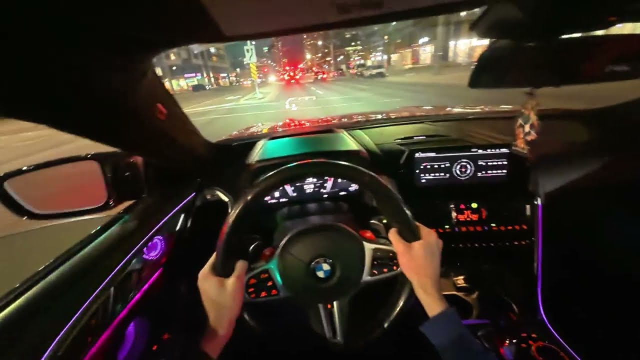 POV BMW M8 COMPETITION  800 HP Drive (Pulls, Backfire, Tunnels, Turbo whistles only)