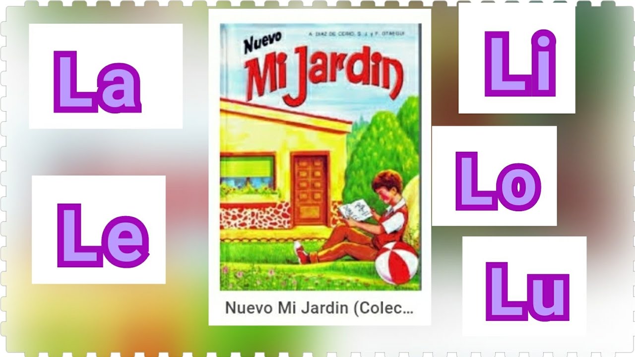 La Le Li Lo Lu del libro mi jardín