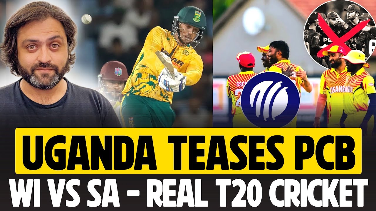Uganda Teases Pakistan Cricket | South Africa vs West Indies - Real T20 Cricket