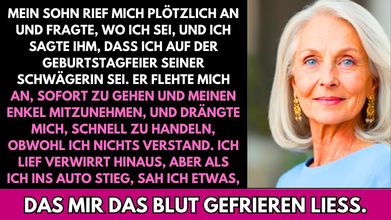 Mein Sohn Rief Panisch An, Sagte Geh Jetzt Mit Dem Kind—Ich Rannte Und Erstarrte