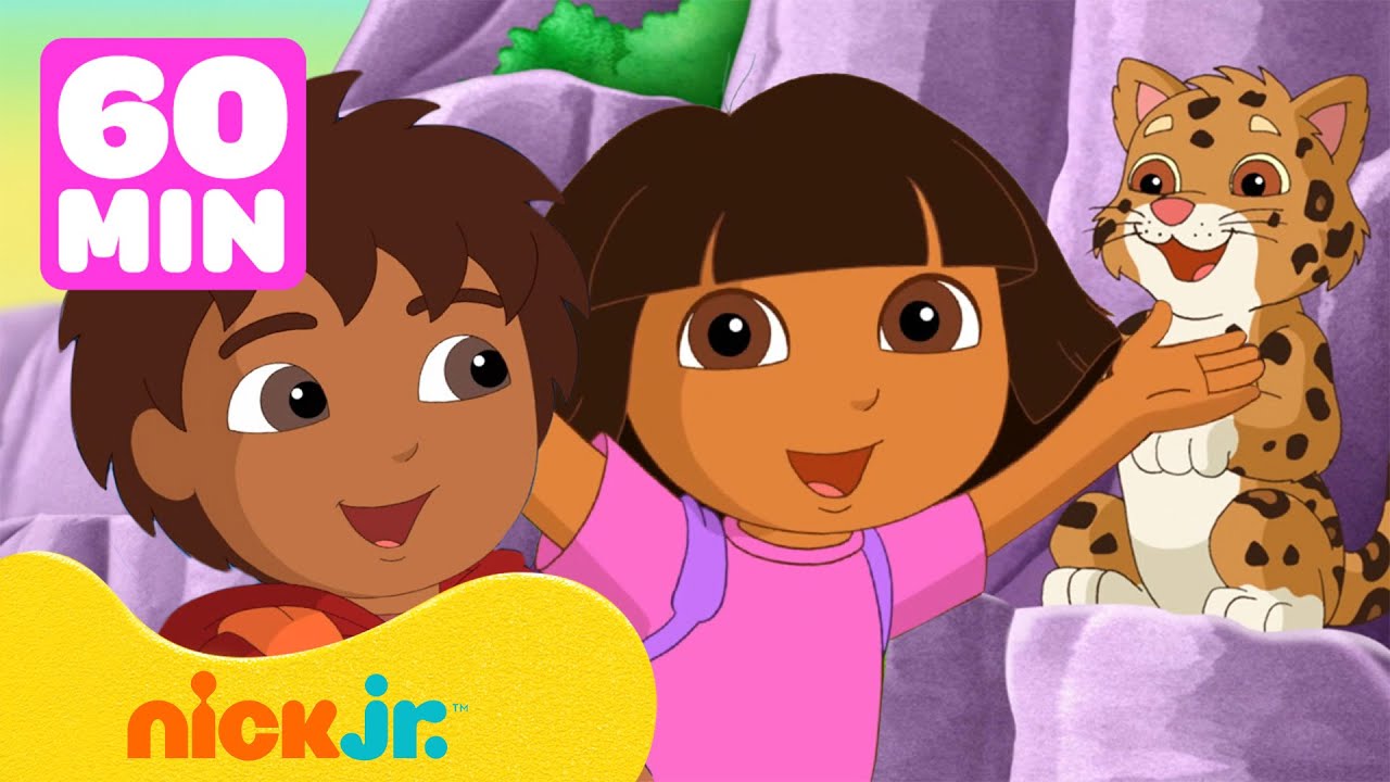 Dora | &iexcl;Los rescates de animales m&aacute;s osados de Dora y Diego! 😺 1 hora | Nick Jr. en Espa&ntilde;ol