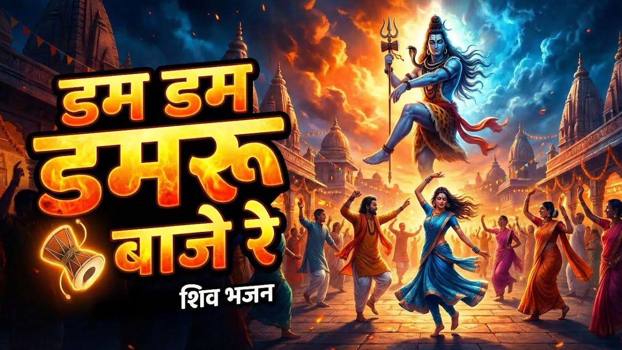 डम डम डमरू बाजे रे - मेरा भोला नाचे रे | Dum Dum Damroo Baaje Re | Traditional Shiv Bhajan