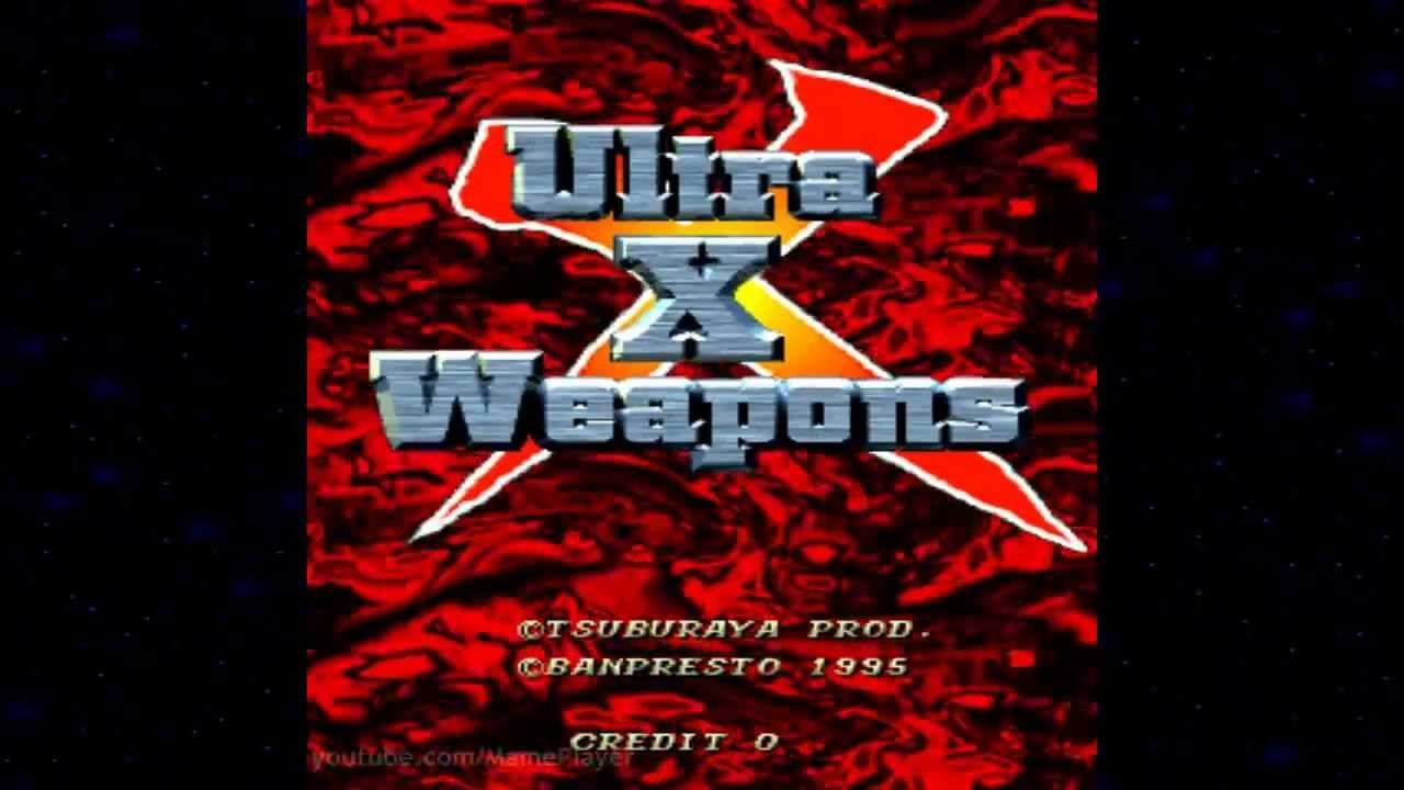 Ultra X Weapons 1995 Banpresto Mame Retro Arcade Games