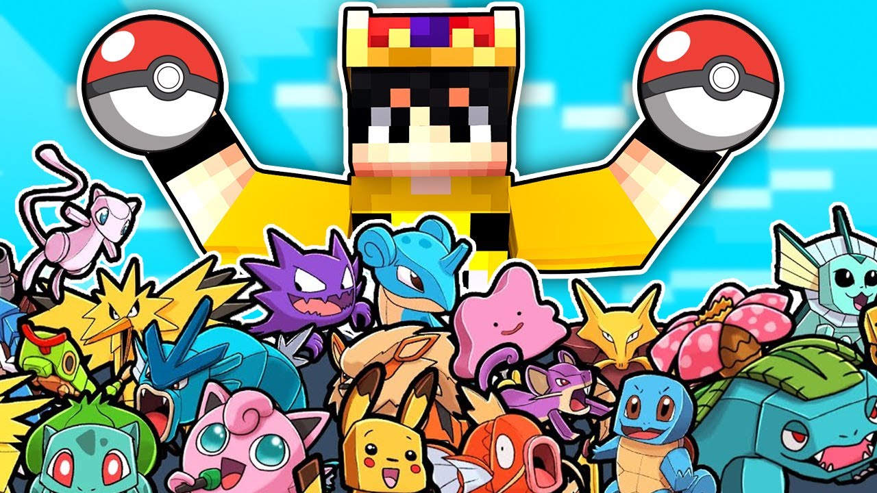 Minecraft'ta BÜTÜN POKEMONLARI YAKALADIM!