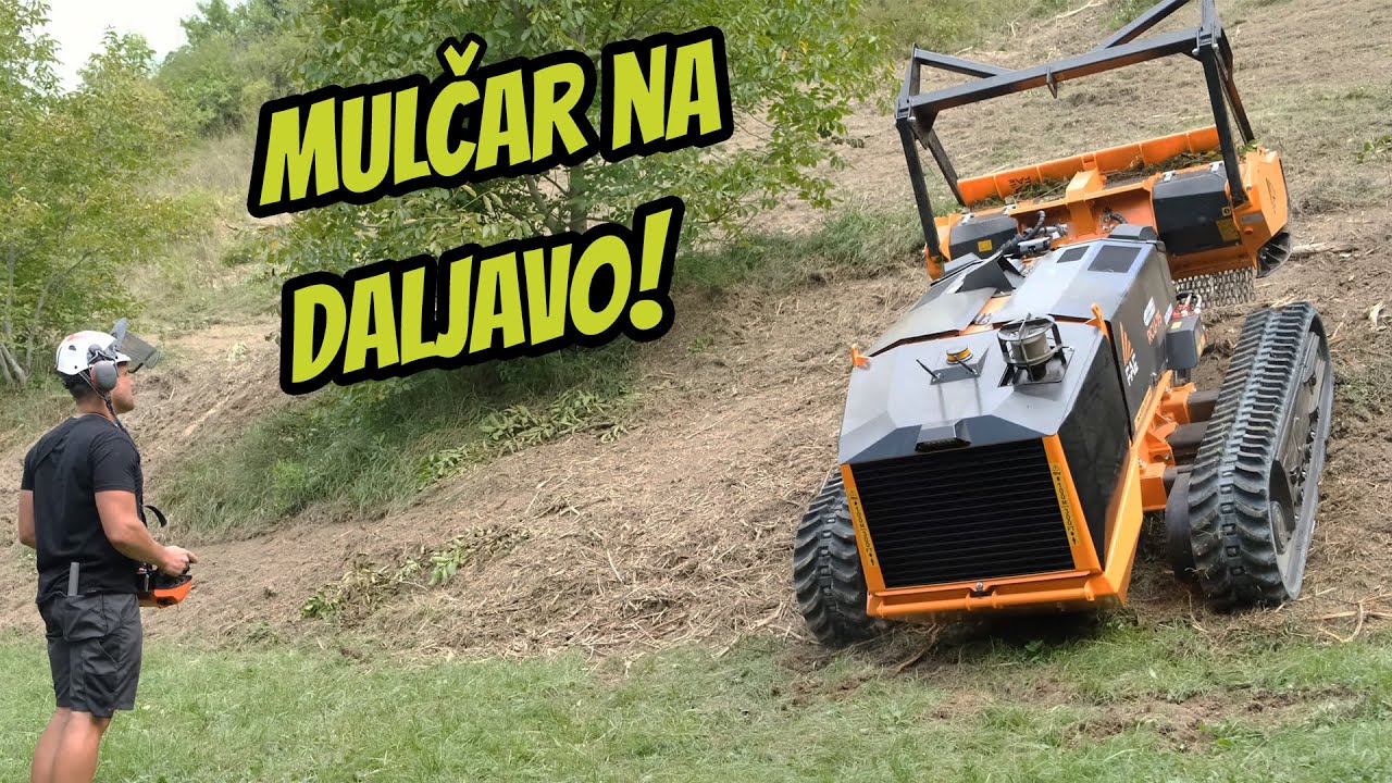 Samohodni robotski gozdarski mulčer FAE RCU-75 🦾