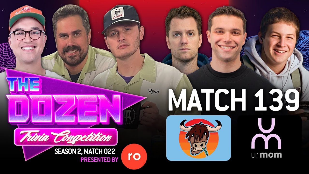 Undefeated Trivia Battle Between Big Cat, Rone, & KFC (The Dozen pres. by Roman, Match 139)
